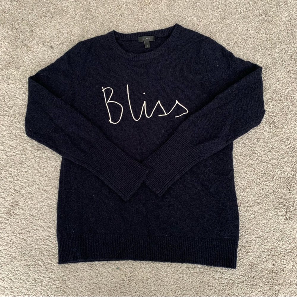 J.Crew Wool Alpaca Blend Bliss Sweater - Picture 1 of 9